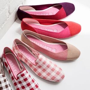 Rothy’s x Marta Ferri Flats in Rose Camel Size 9.5